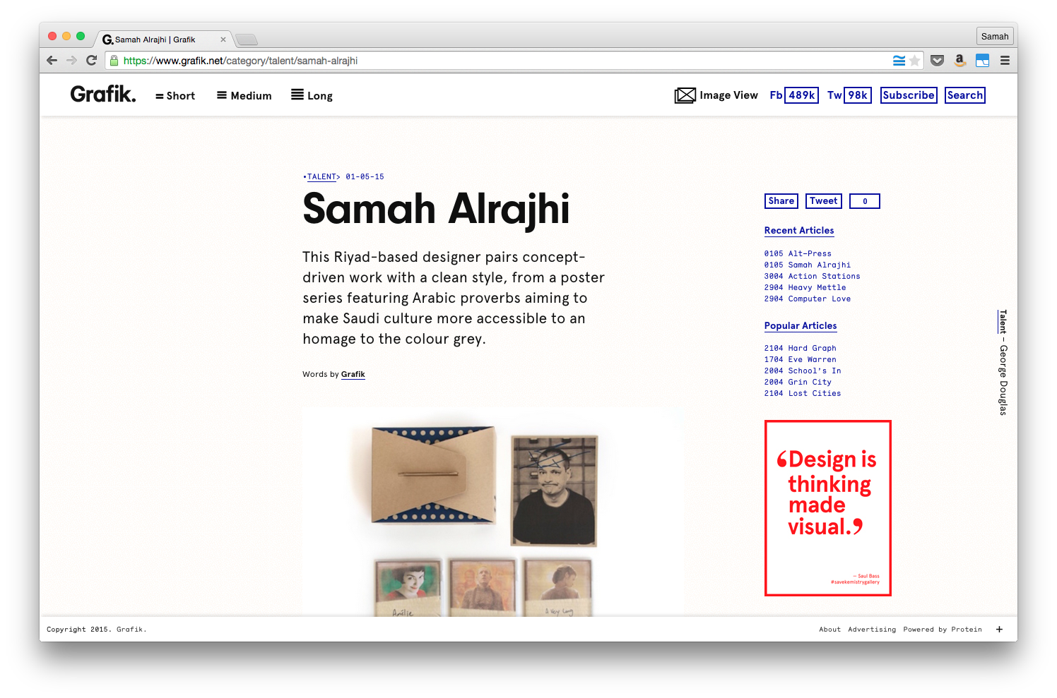 Talent Feature and Interview on