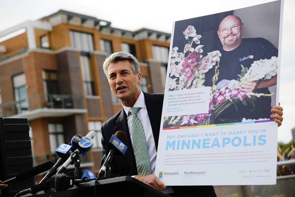 I Want to Marry You in Minneapolis I was proud to be part of a team at Zeus Jones that helped then-mayor R.T. Rybak stir the cultural conversation about equal marriage rights. Here's a USA Today story about it .