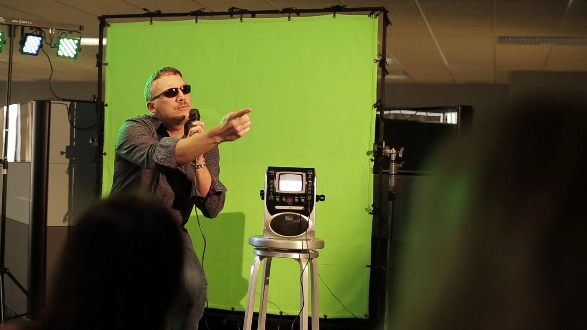 Co-Founder Doug Fissell delivers a stunning karaoke performance.