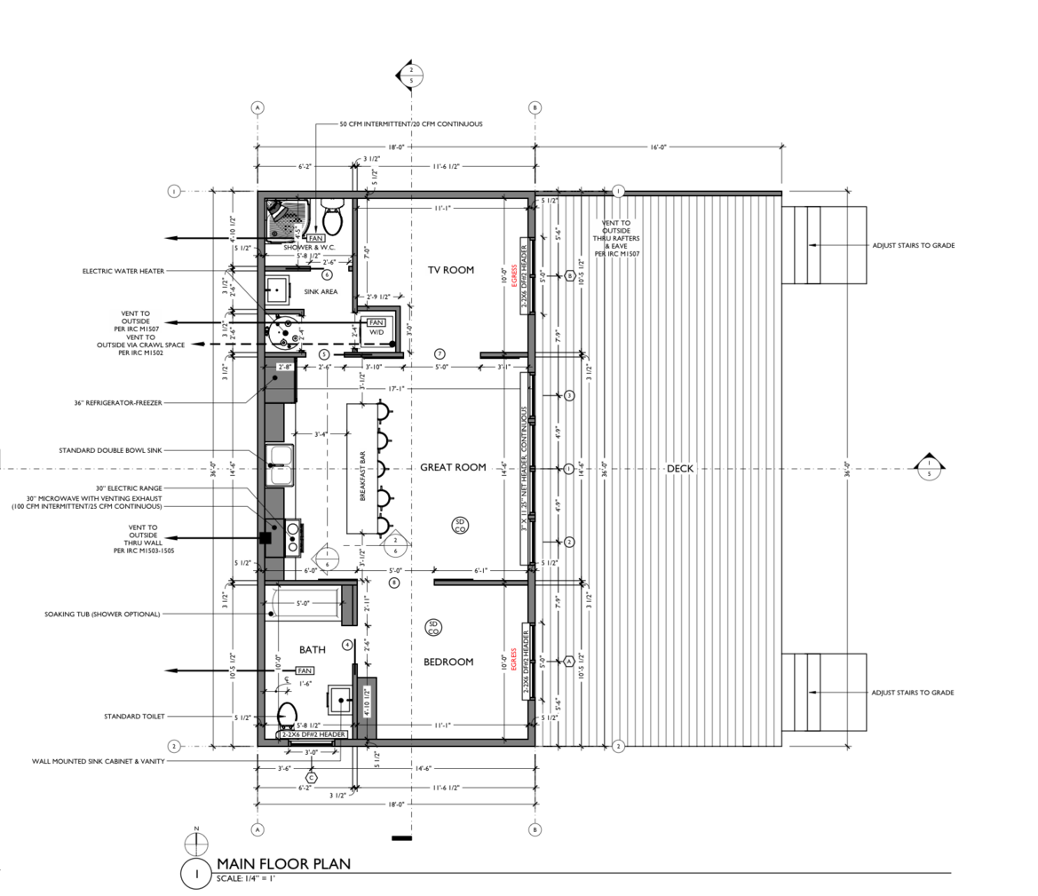 No. 58 - Fieldview (Main floor plan)
