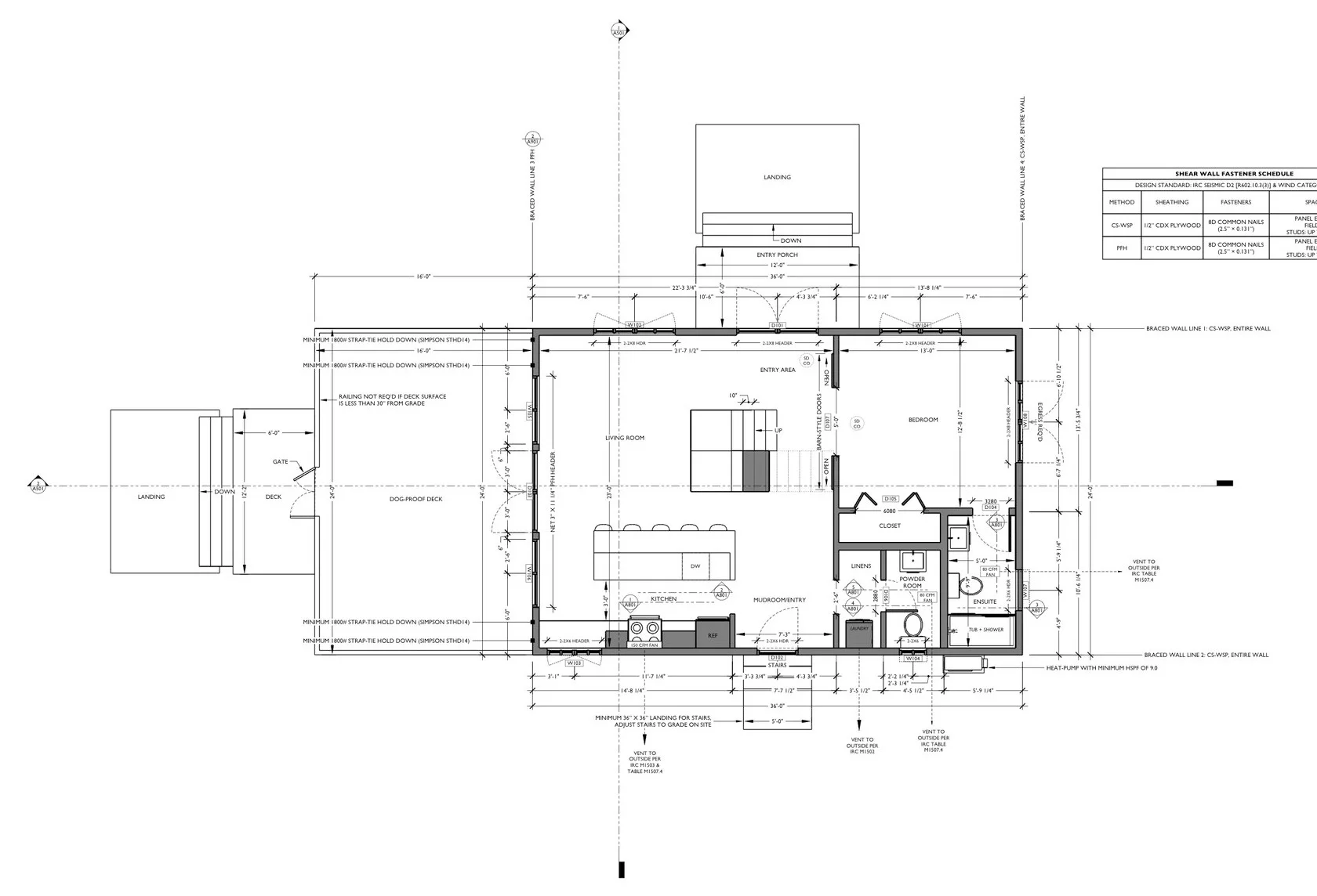 loft house first floor plan with one bedroom