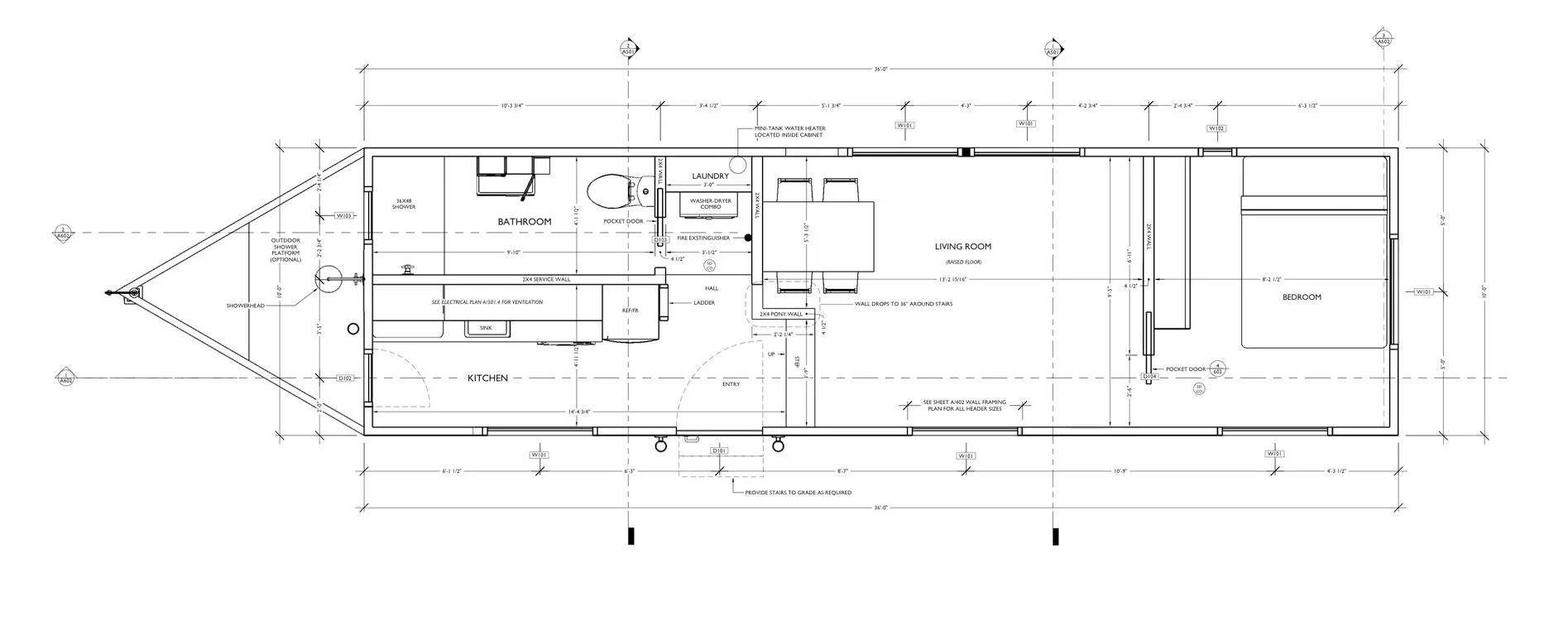 Tiny house plumbing diagram