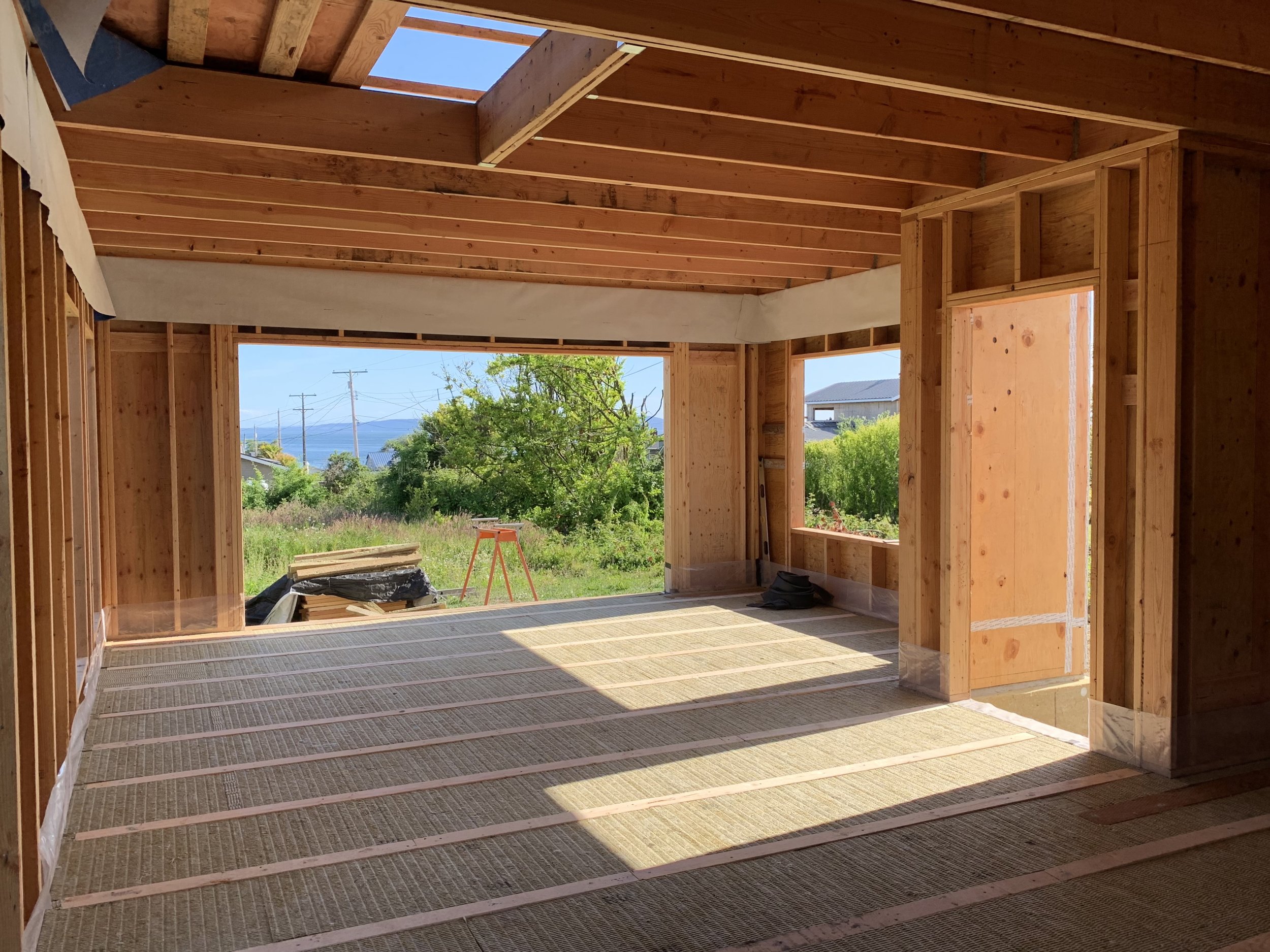 Rockwool & sleepers