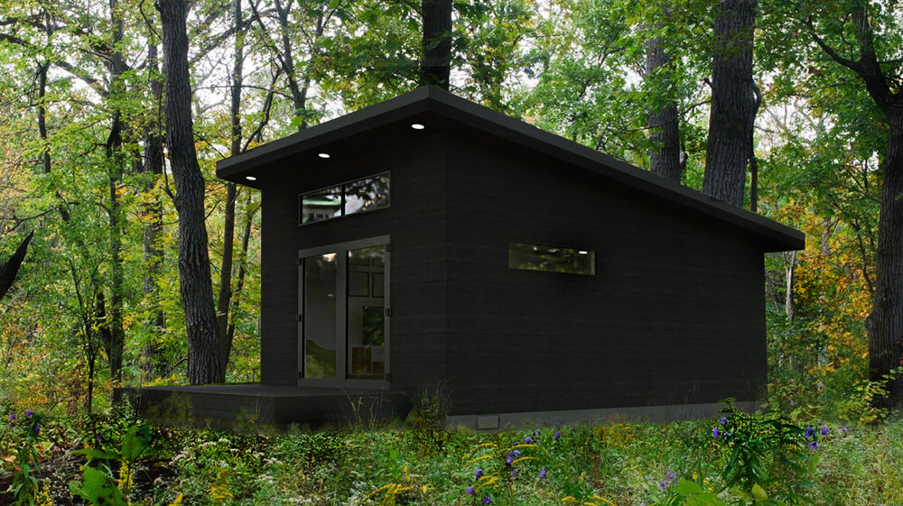 This is an image of the Fern ADU tiny house showing its shed roof and deck_.jpg