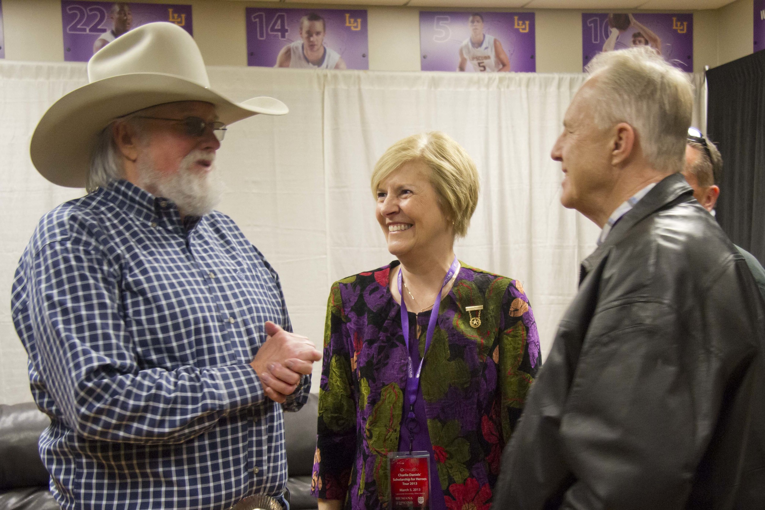 Lloyd and Mary with Charlie Daniels