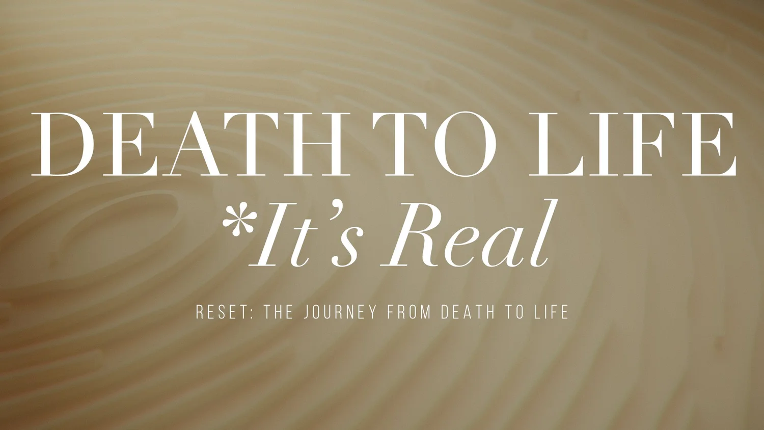 Death to Life *It’s Real episode artwork