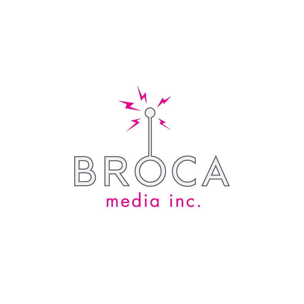 Identity Design and Logo: Broca Media Inc.