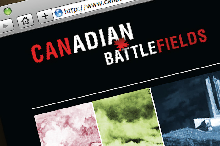 Identity Design and Logo: CanadianBattlefields.ca