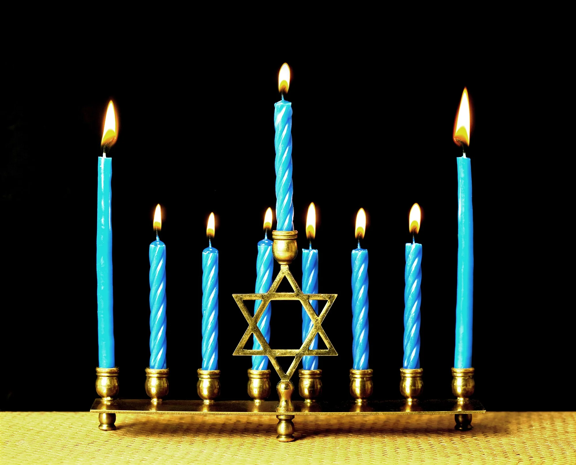 'He's Jewish. I'm not. But Hanukkah speaks to both of us.'