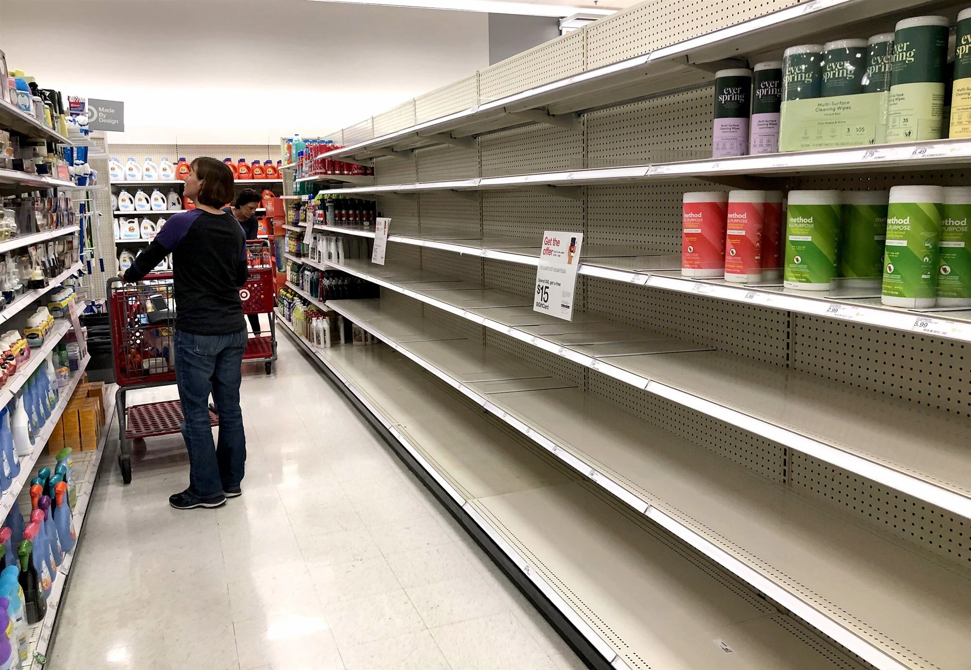 Coronavirus fears have emptied supermarket shelves. Are you panic-buying?