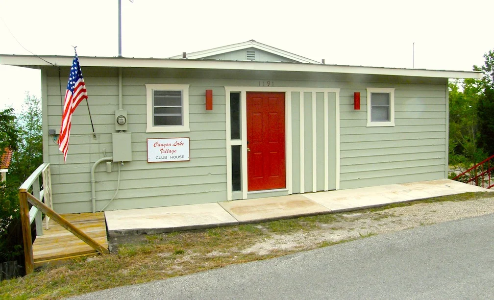 Clubhouse Front as seen from Skyline Dr.