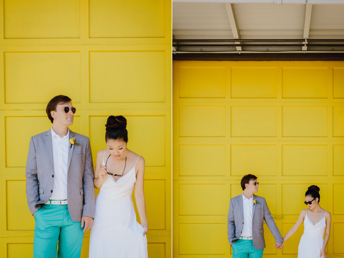 Downtown Portland urban bright wedding photography by Catalina Jean