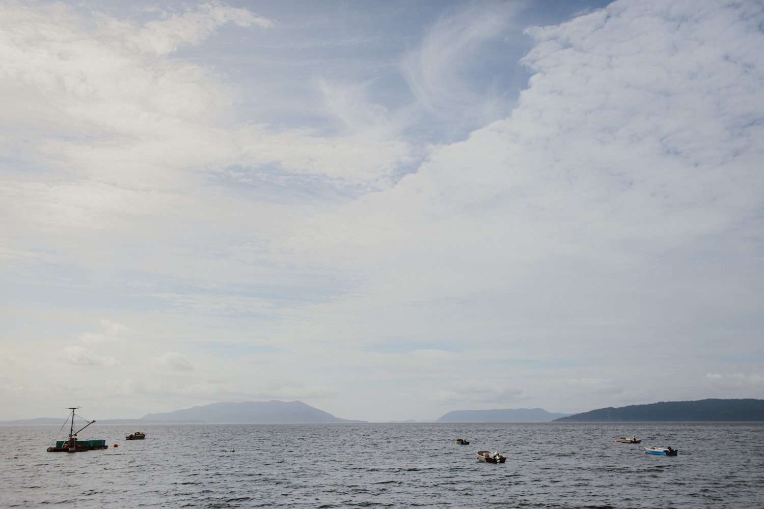 The inlet view from Lummi Island