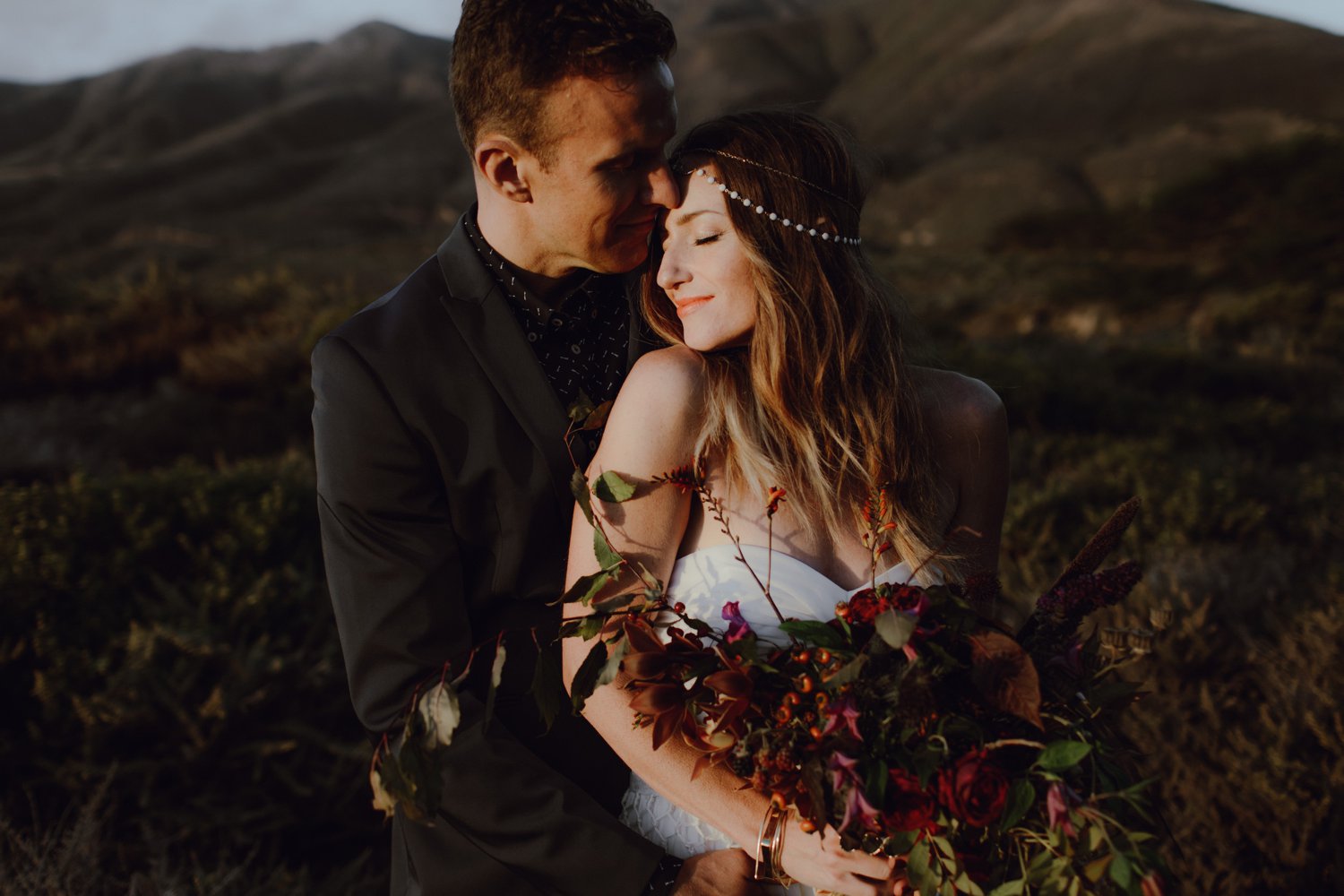 A wedding portrait by Catalina Jean Photography