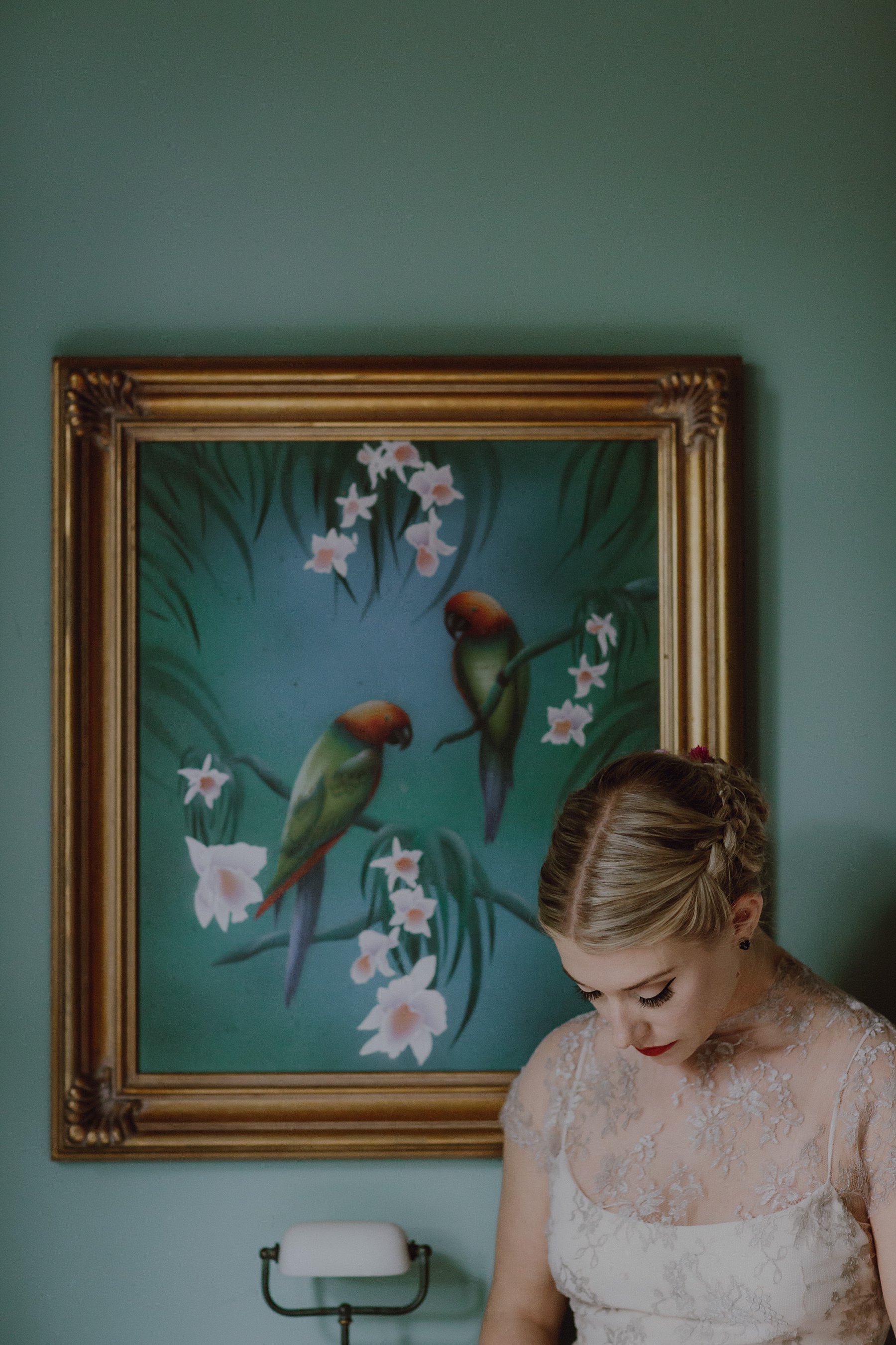 A bride photo at Sweet Olive Farm by Catalina Jean Photography