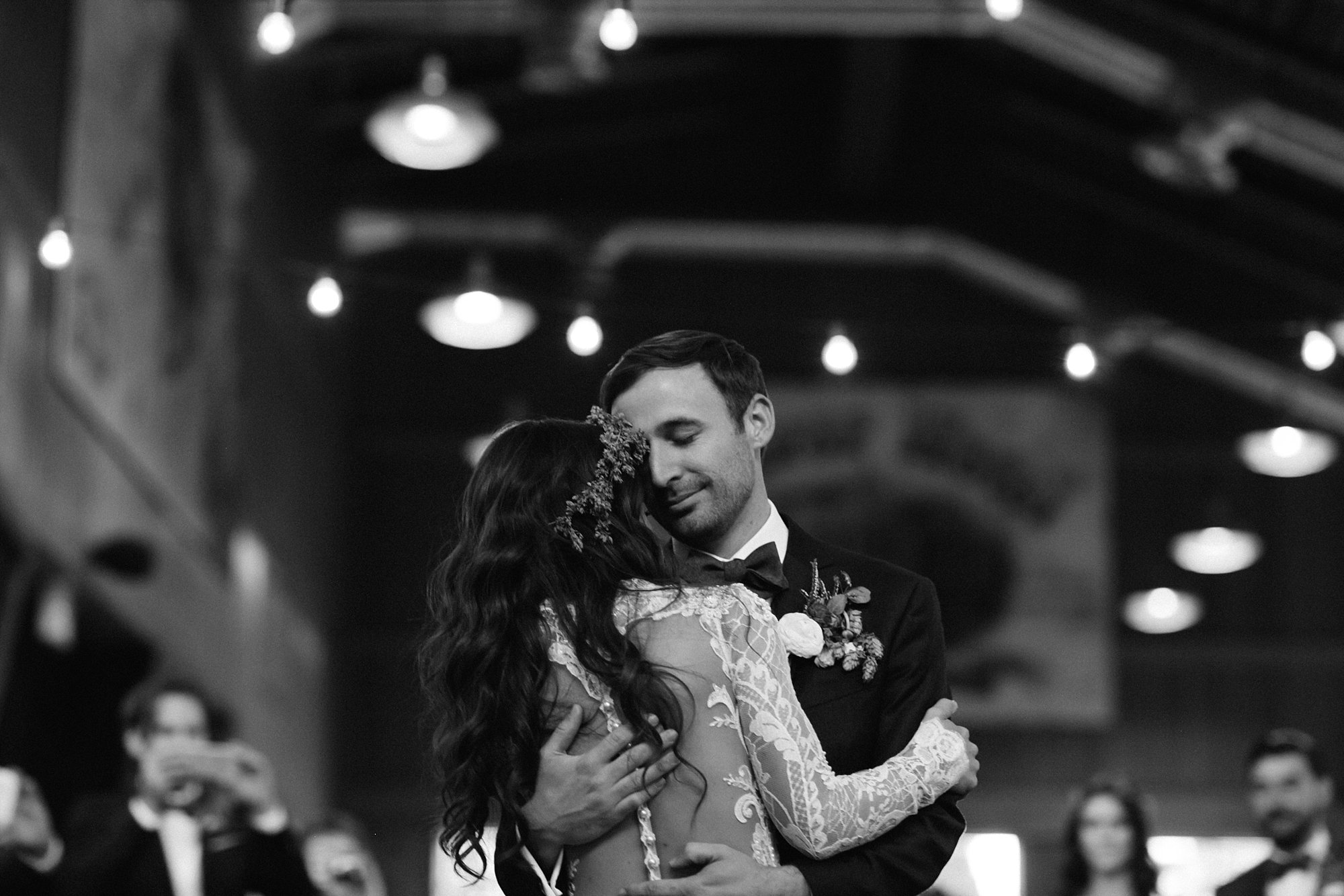 A first dance at a Ten Mile Station wedding