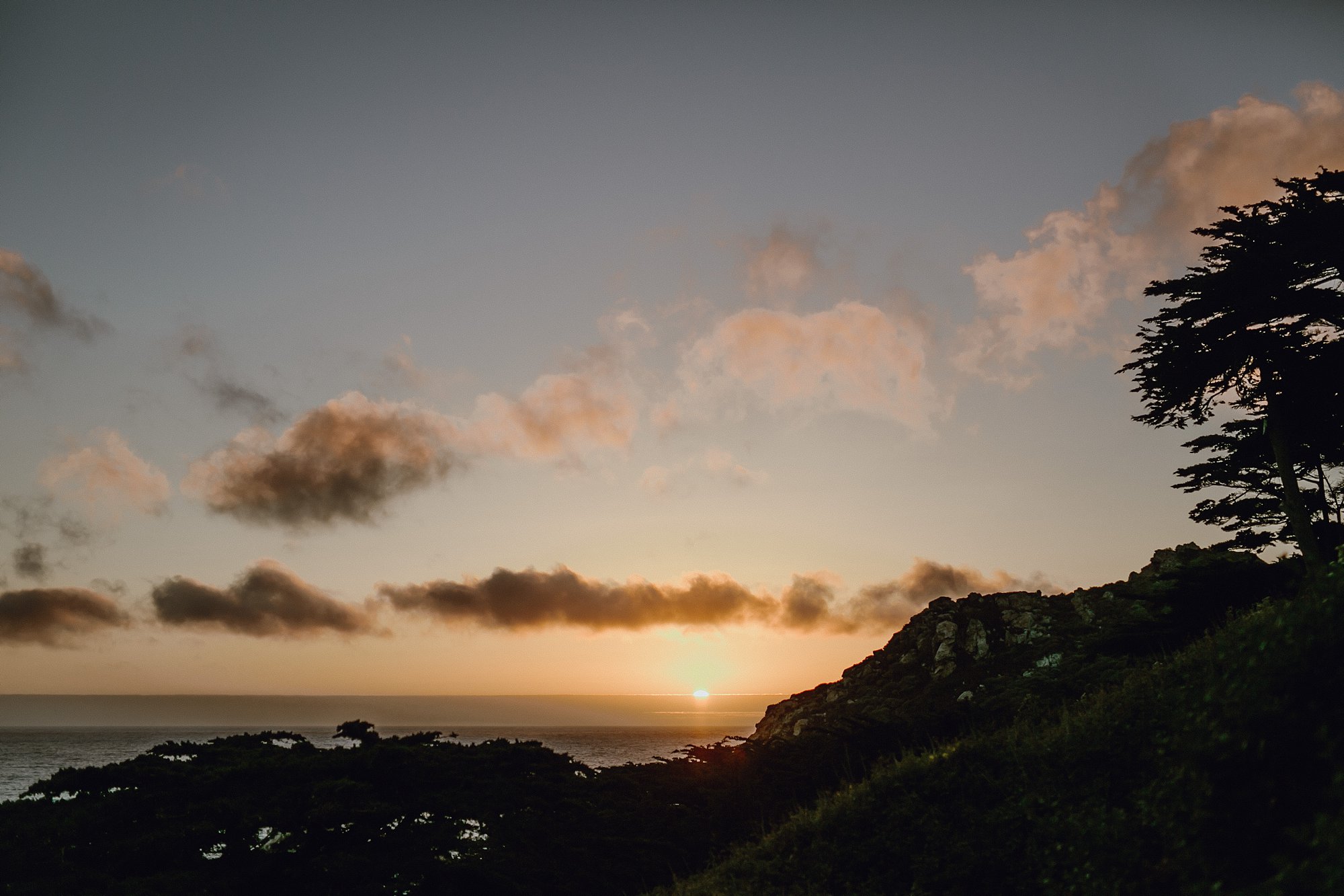 A Big Sur sunset