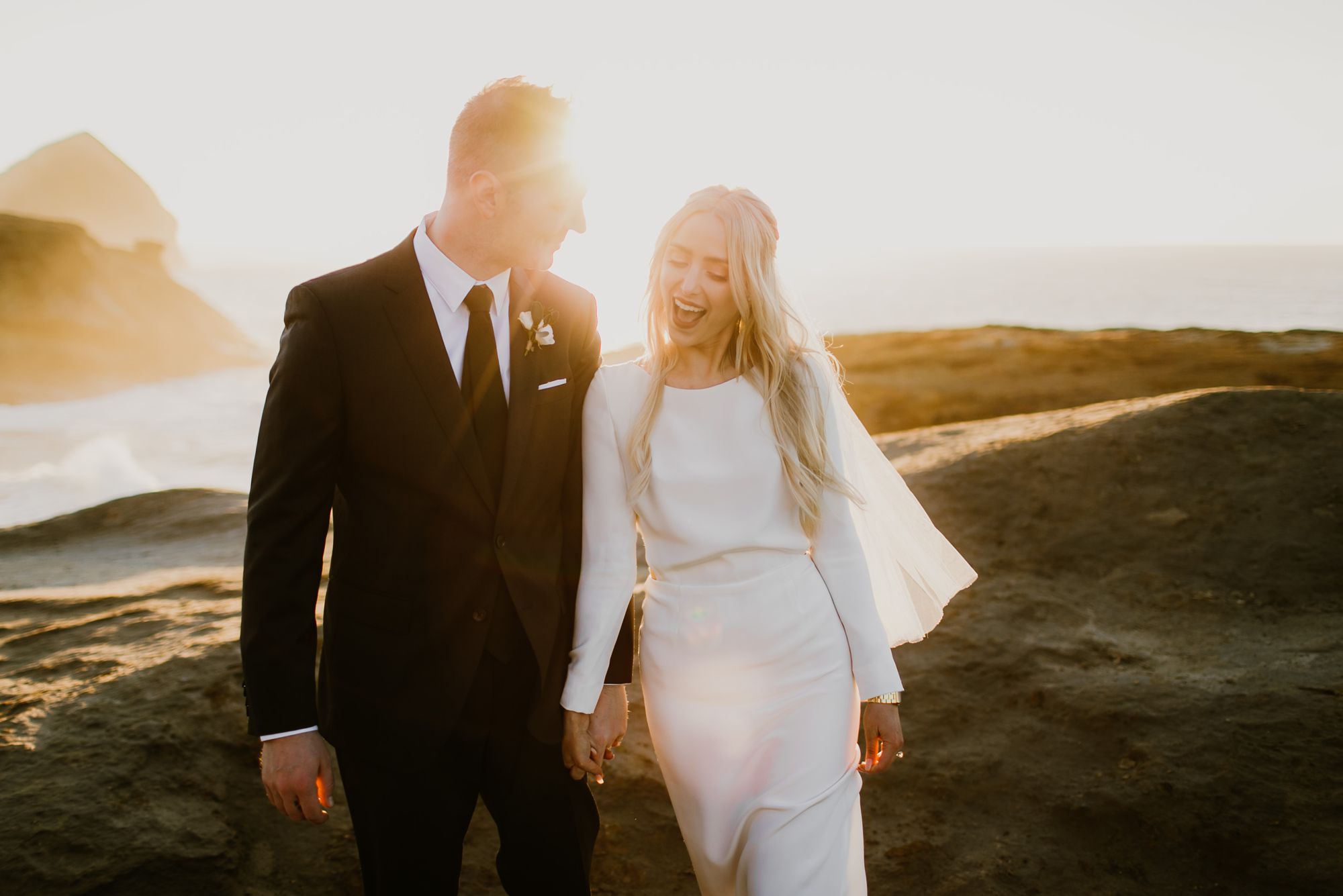 Cape Kiwanda wedding photo