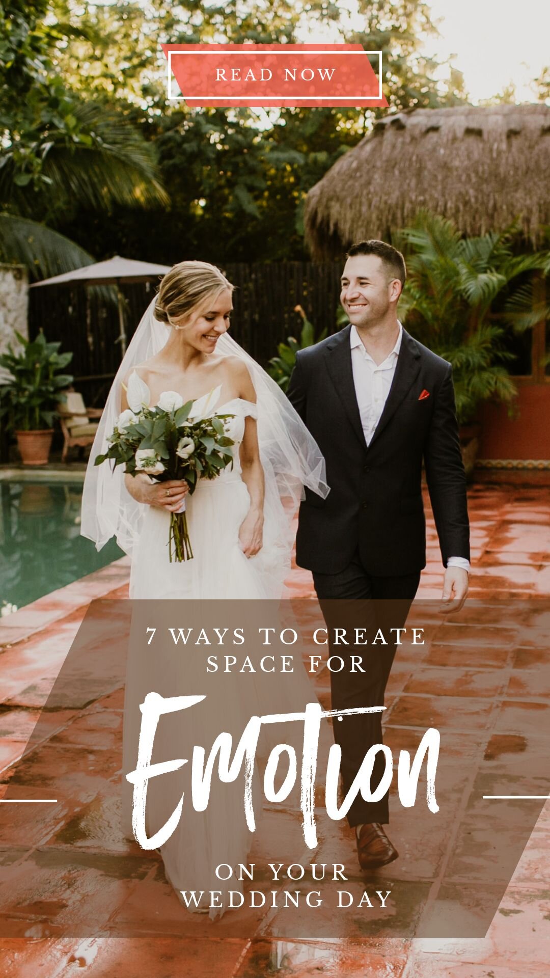 7 Ways to Create Space for Emotion in Your Wedding Day #weddingplanning #weddingplanningtips