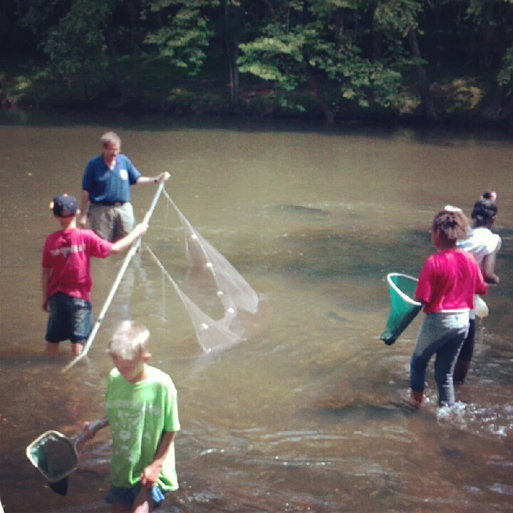 River fun and exploration is a great reward for picking up litter around the trails.