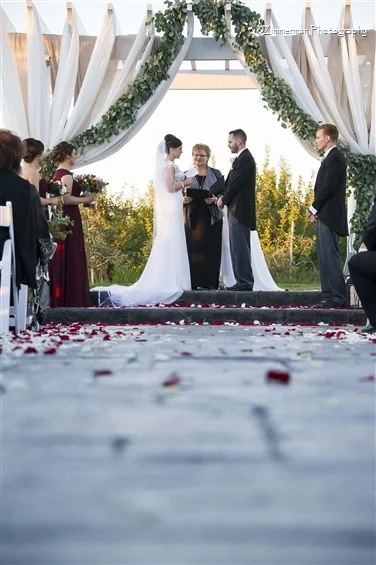  Draping, garland and petals by Merci Bouquet, my event planning company.&nbsp; 