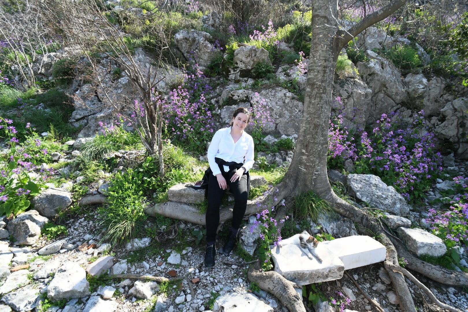  A quick photo with Walter on the way down from St John Fortress in Kotor Montenegro. 