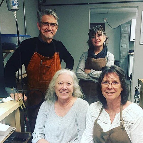 Continually learning! I will forever be a student of @metal_arts_academy, learning from Michael, an amazing master jeweler and teacher.
#tradeschool #metalarts #jewelrytraining #bezel #sterlingsilver #handmade #jewelry  #metalartsacademy #exploreaubu