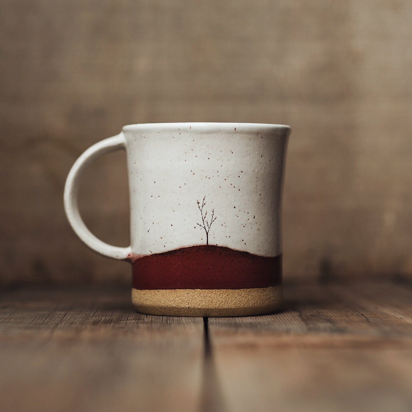 Only Love Can Fill An Empty Cup.. #imagetransfer 
#red #waxresist #ceramiccoffeemug #stoneware #wheelthrown #wheelthrownpottery #functionalpottery #handmadepottery #handmade #handthrown #potterystudio #potteryofinstagram #poterie #modernceramics #pot