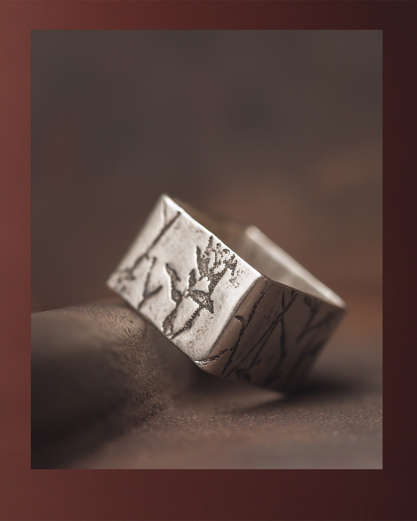 It&rsquo;s gonna be a gorgeous weekend downtown. See you there. Sterling Silver Square Ring by Mary @buchanjewelry  #silverring #squarering #