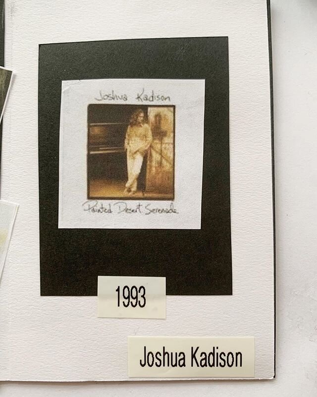 Day 78 of #100daysofcoast2coastzine
1993 - Painted Desert Serenade by ... (1993 seems to have been an important year in music for me and the year I happened to meet my now husband)... Joshua Kadison...I heard his top 40 hit &ldquo;Jesse&rdquo; and it