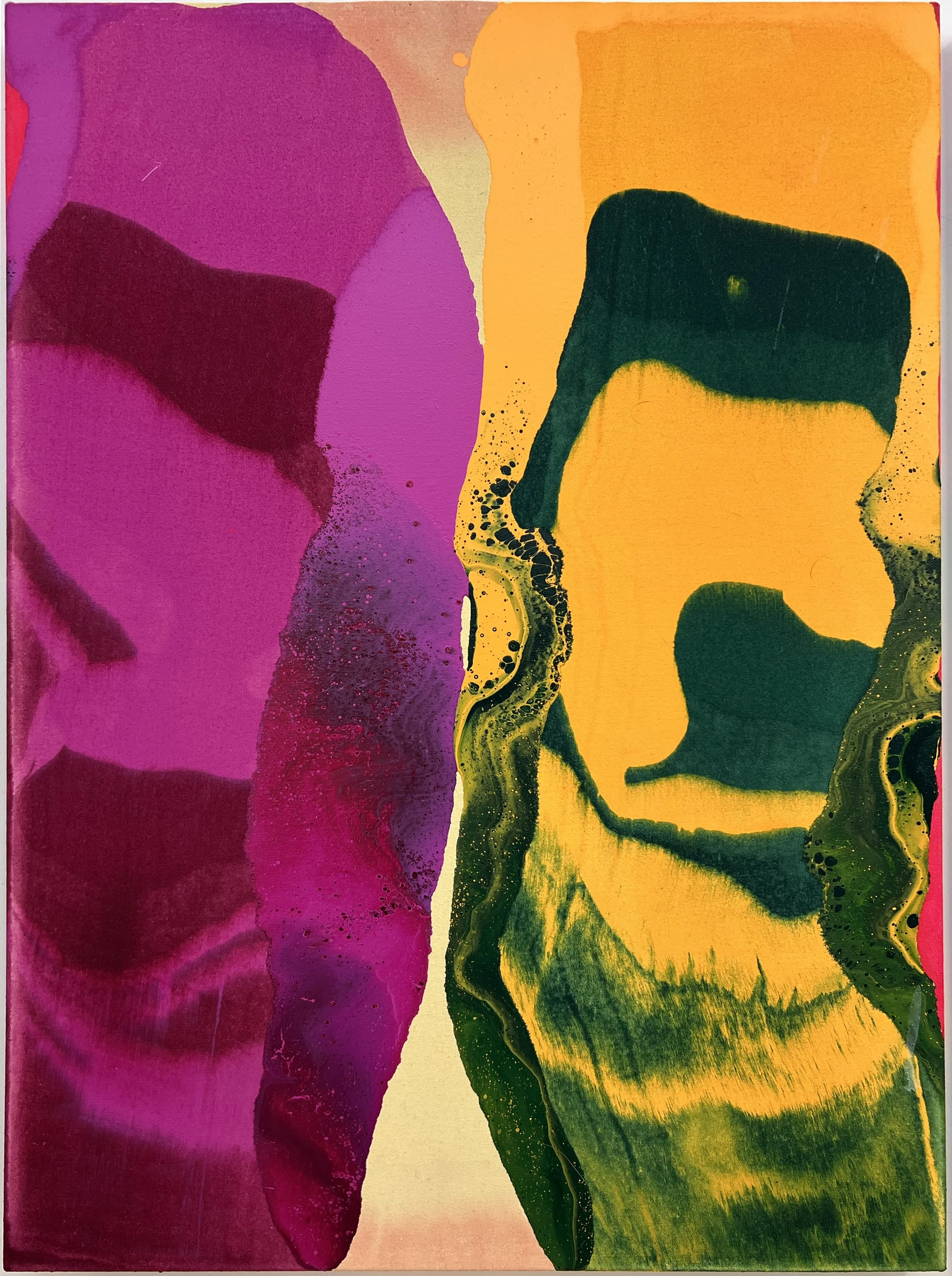  VELVET VIBRATIONS 60x80cm Acrylic on Canvas 