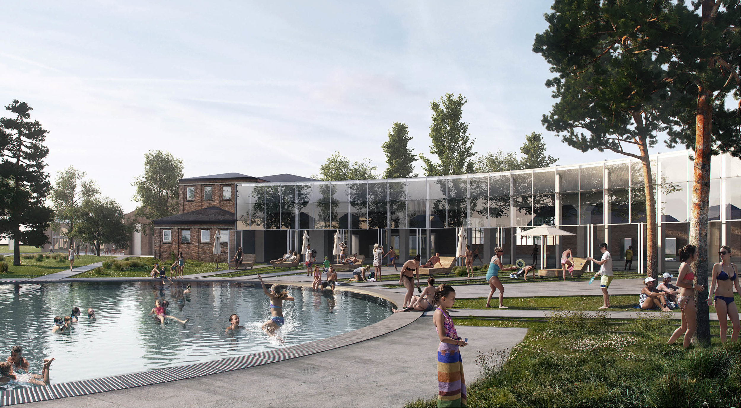 Outdoor Swimming Pool, Lokschuppen 2