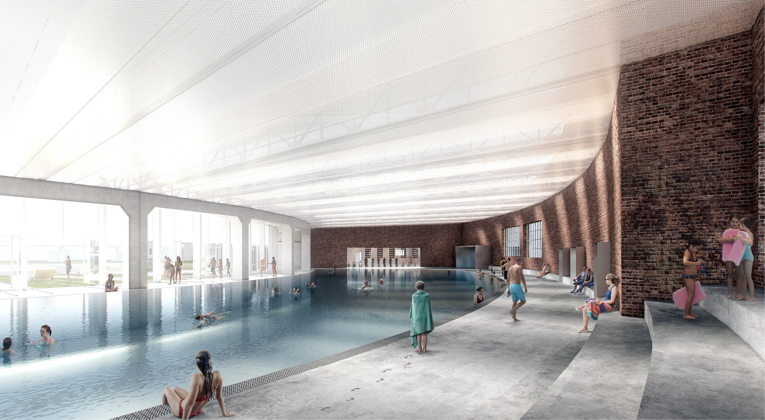 Main Swimming Pool, Lokschuppen 2