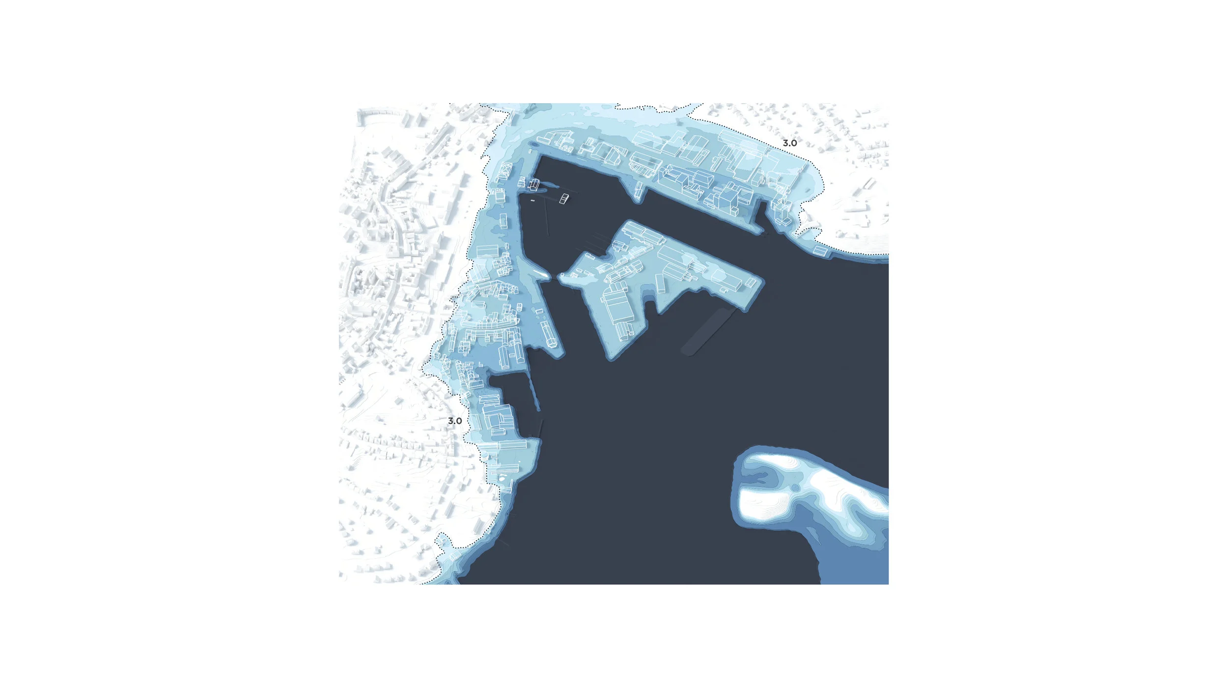 Potential flood area
