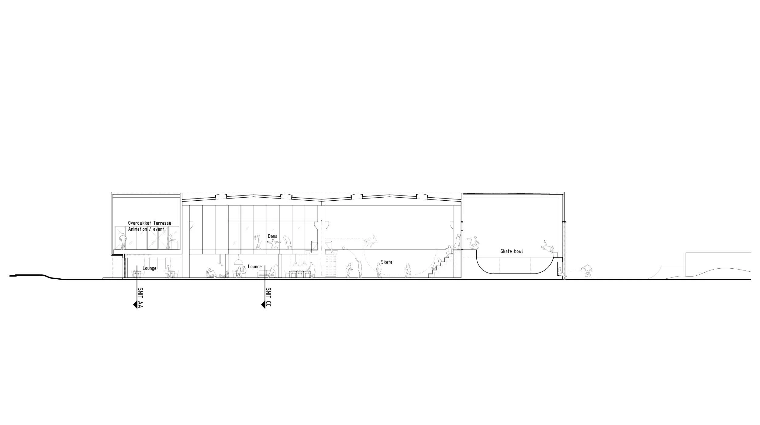 Section BB: Cross Section Looking West