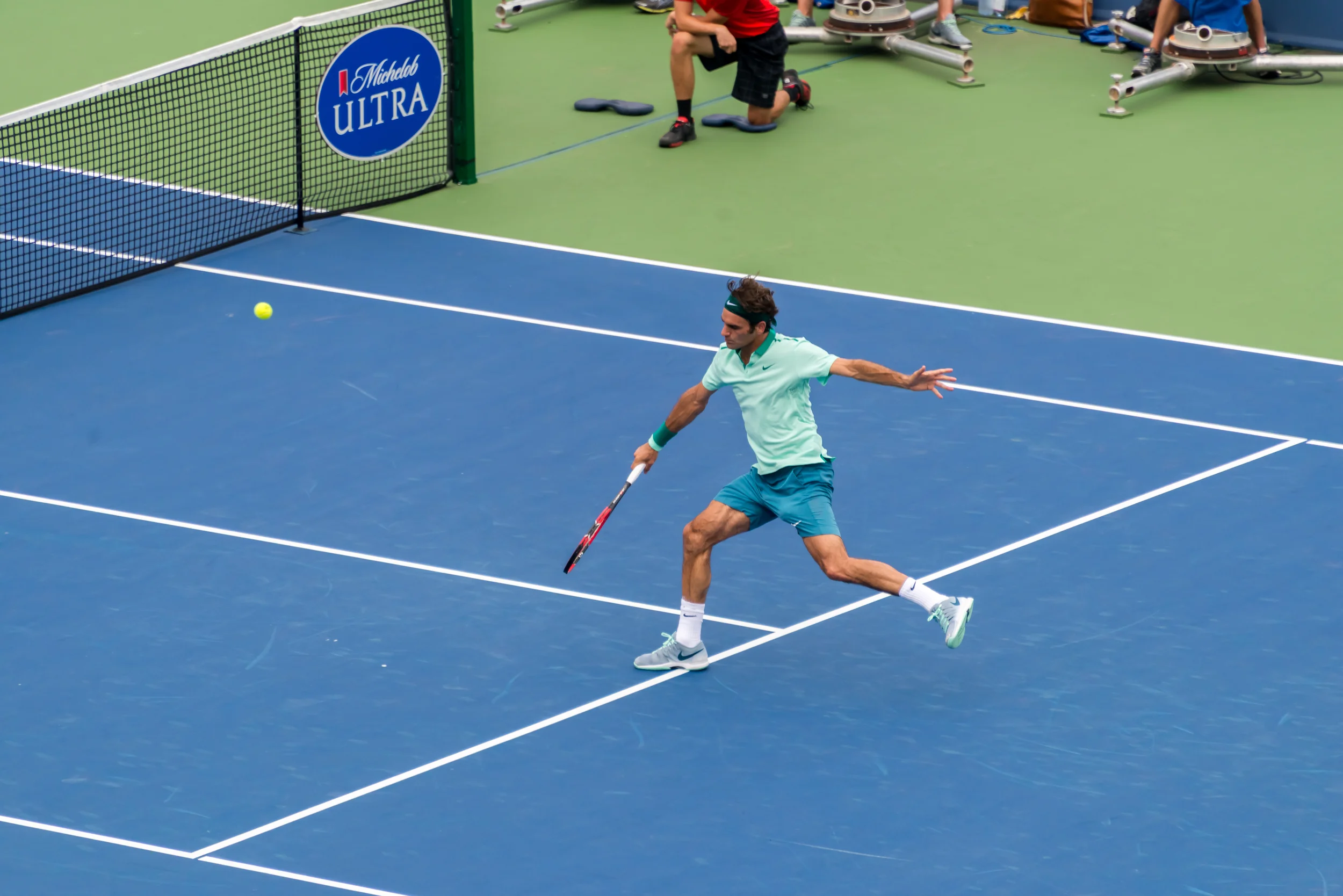 Roger Federer at W&S Open 2014