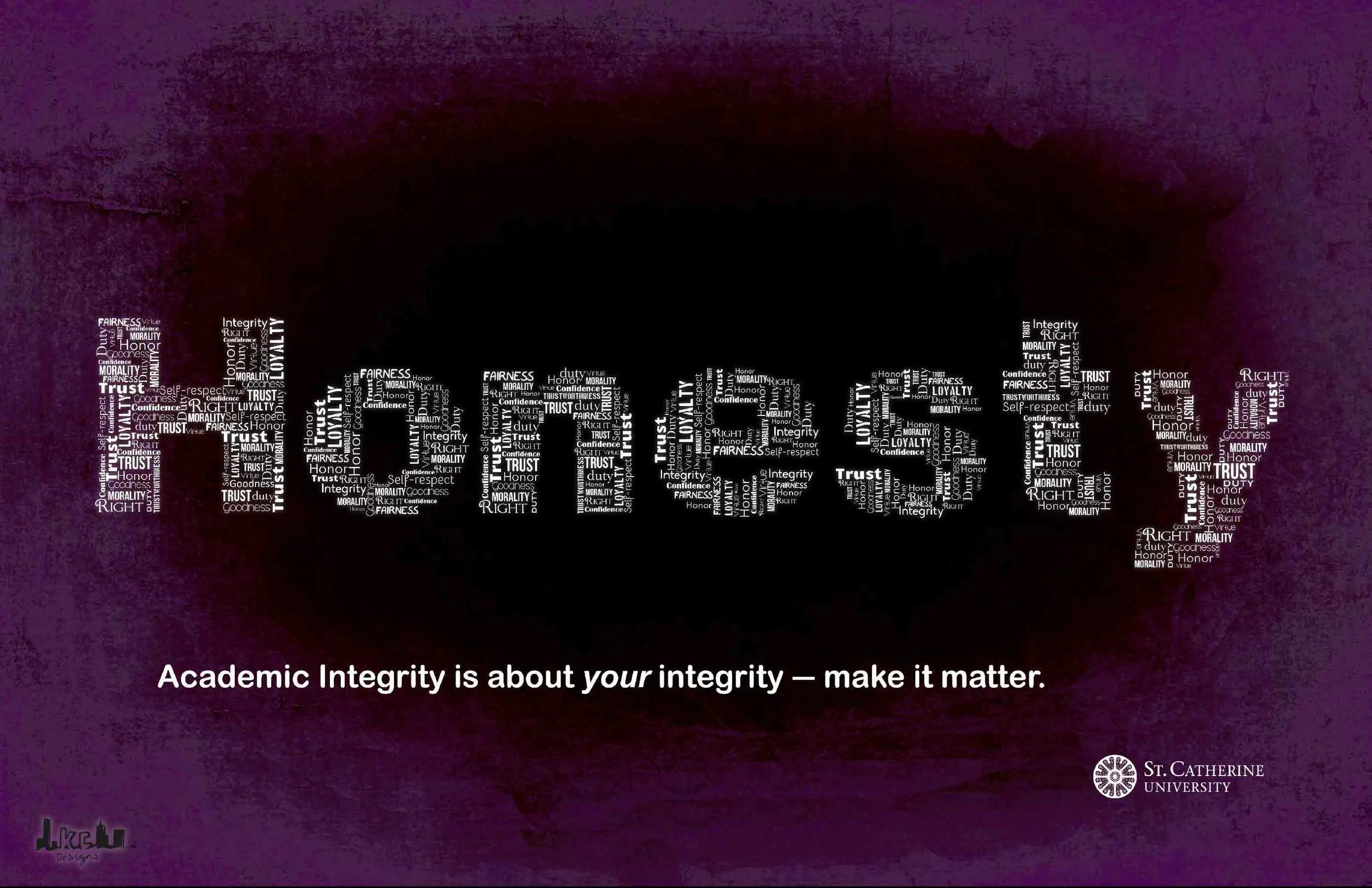Academic Integrity Campaign Poster
