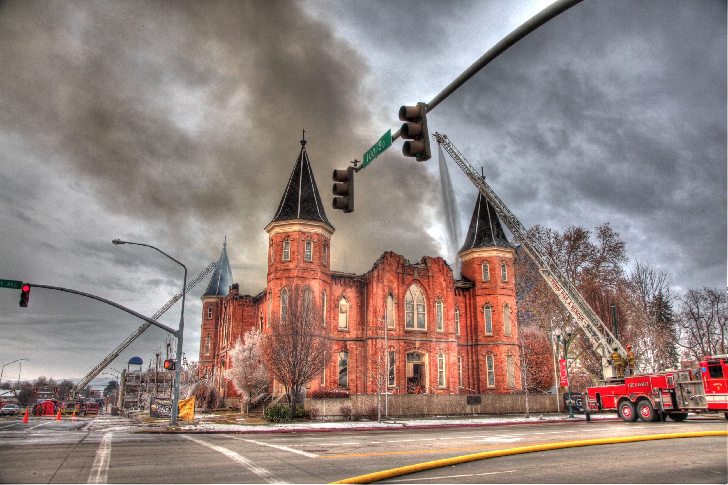 Provo Tabernacle Being Ravaged