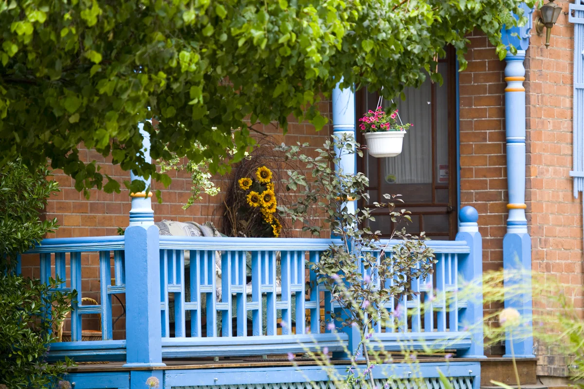 The Blue porch