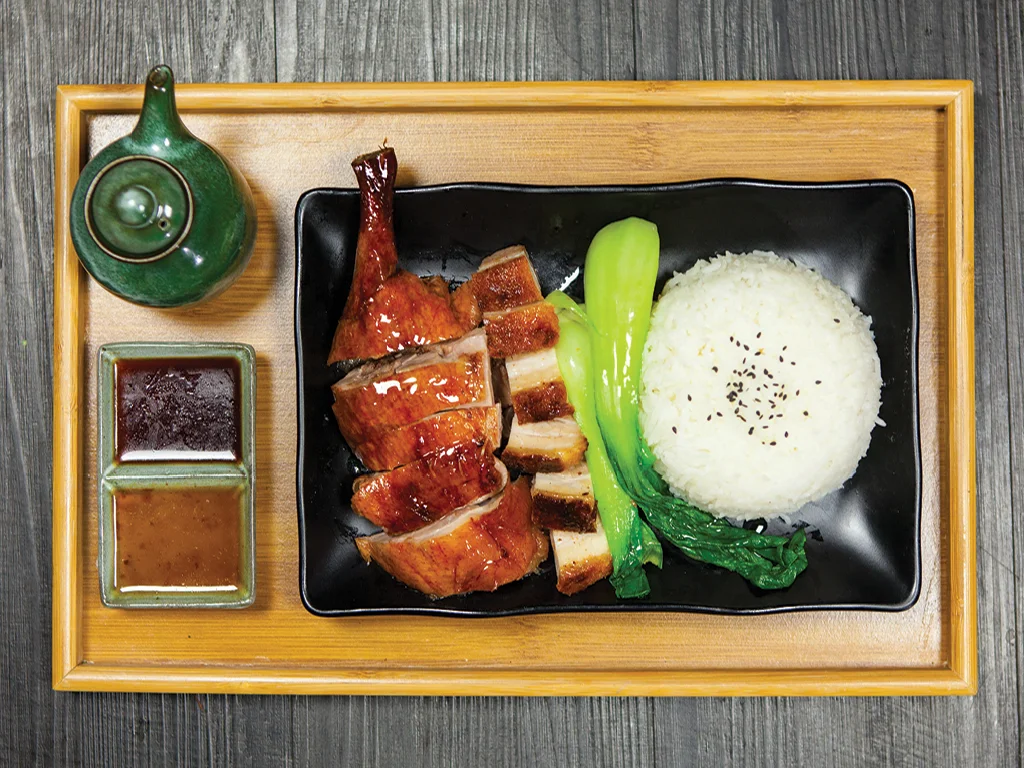 Asian Roast on Rice  明爐燒味