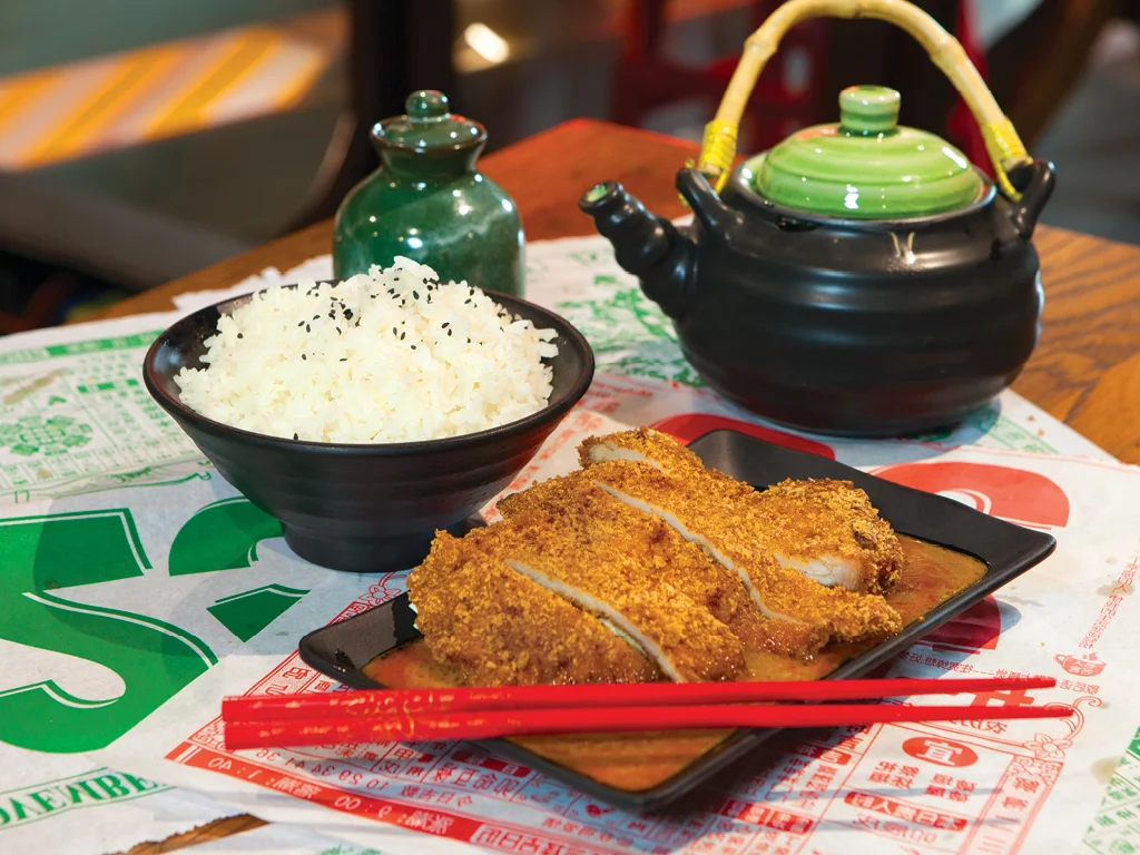 Fried Pork Chop Curry  with Rice  咖哩吉列豬扒飯