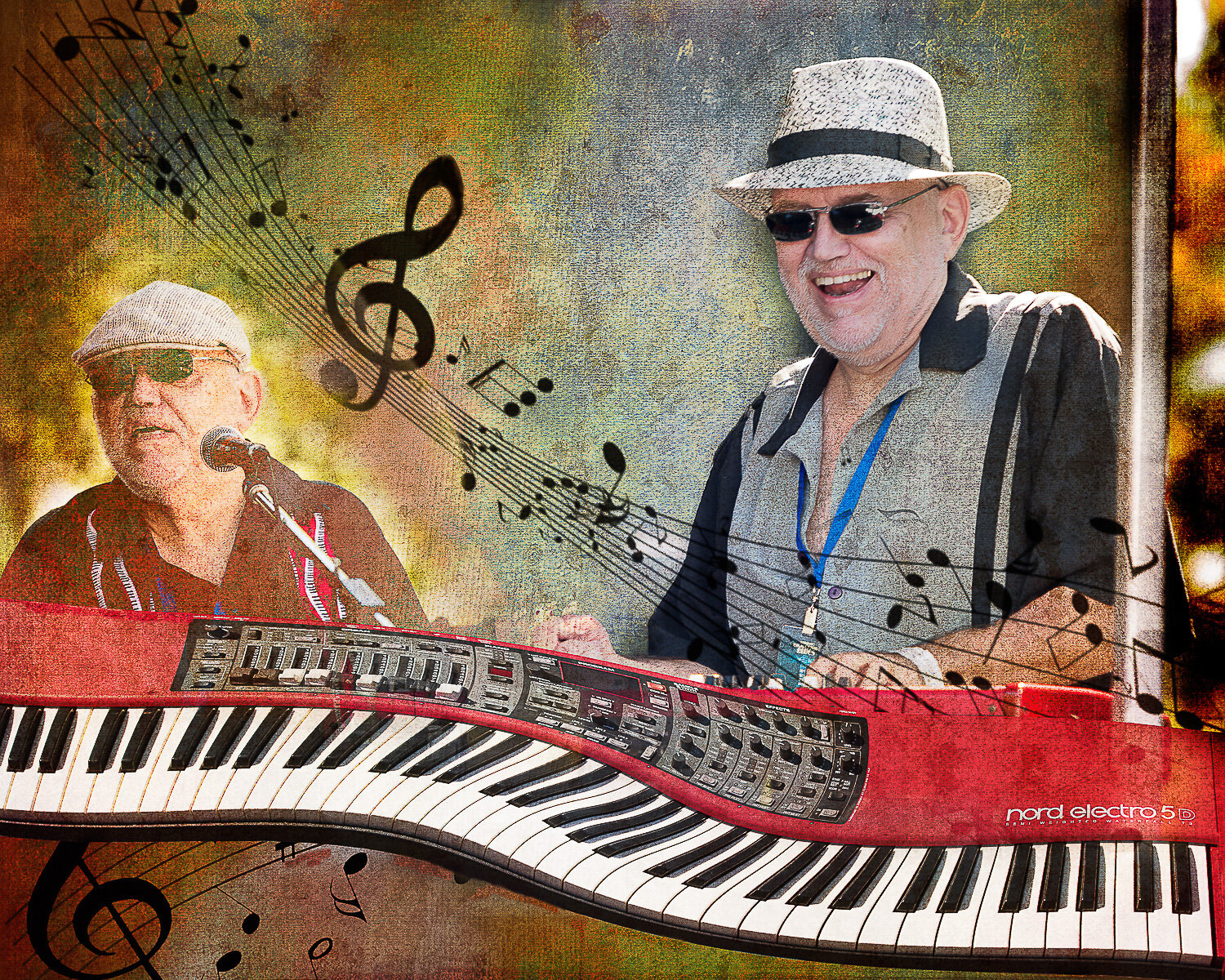 keyboard musician portrait photo, Cowichan Valley to Nanaimo BC