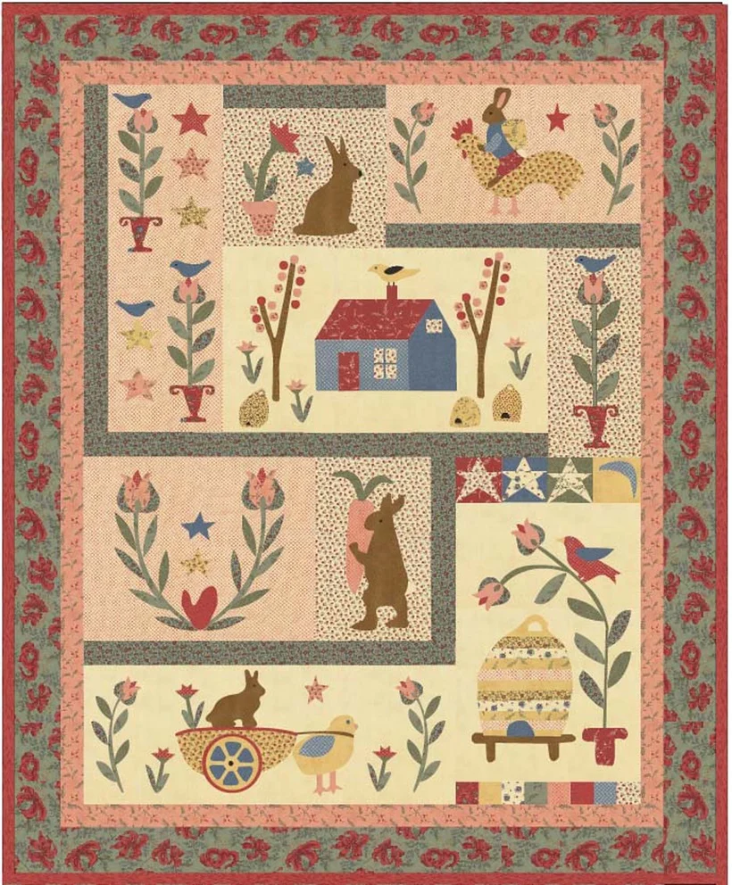 Hand Appliqué Block of the Month Club (3 of 10) | CLOSED