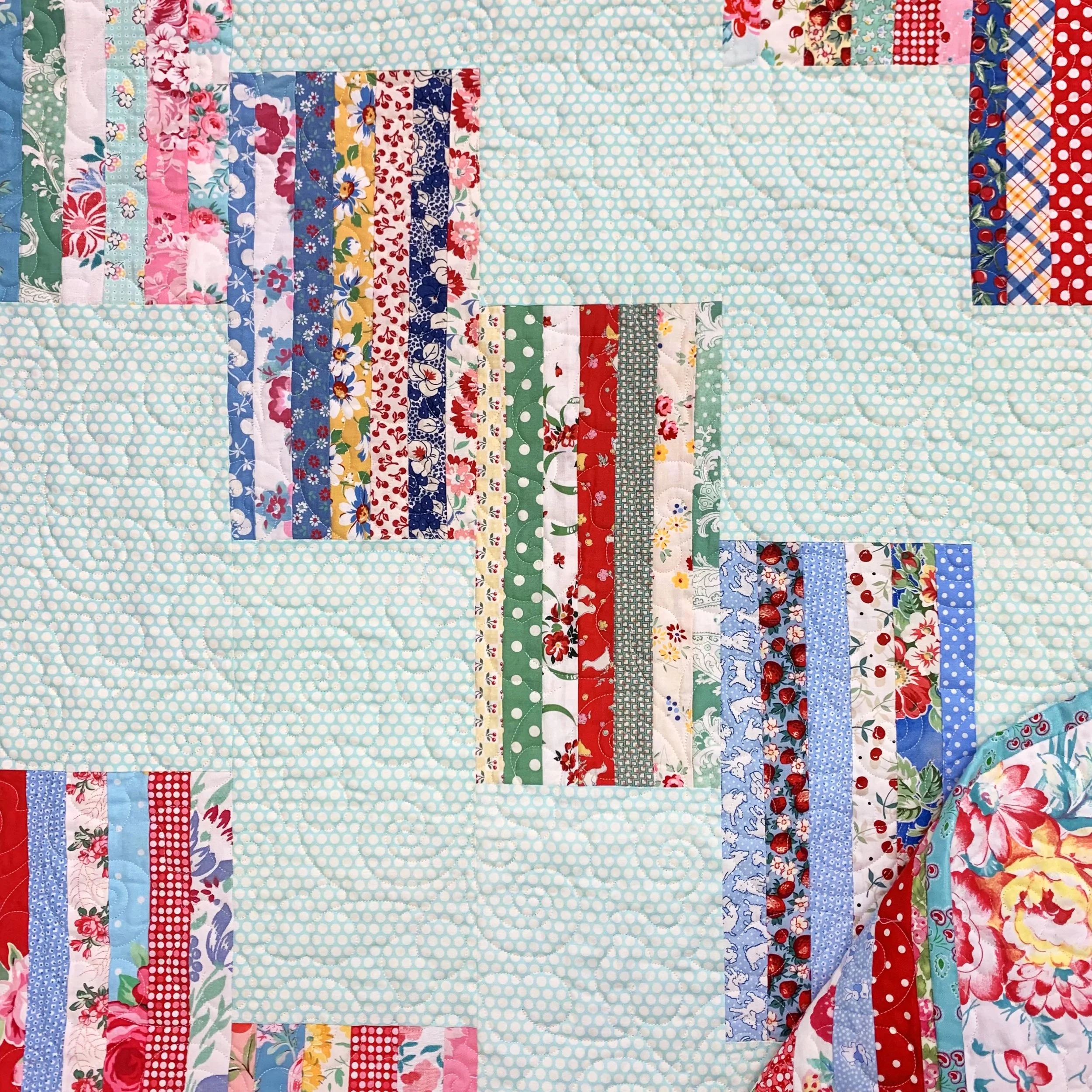 Easy Strip Pieced Quilt (1 of 2)