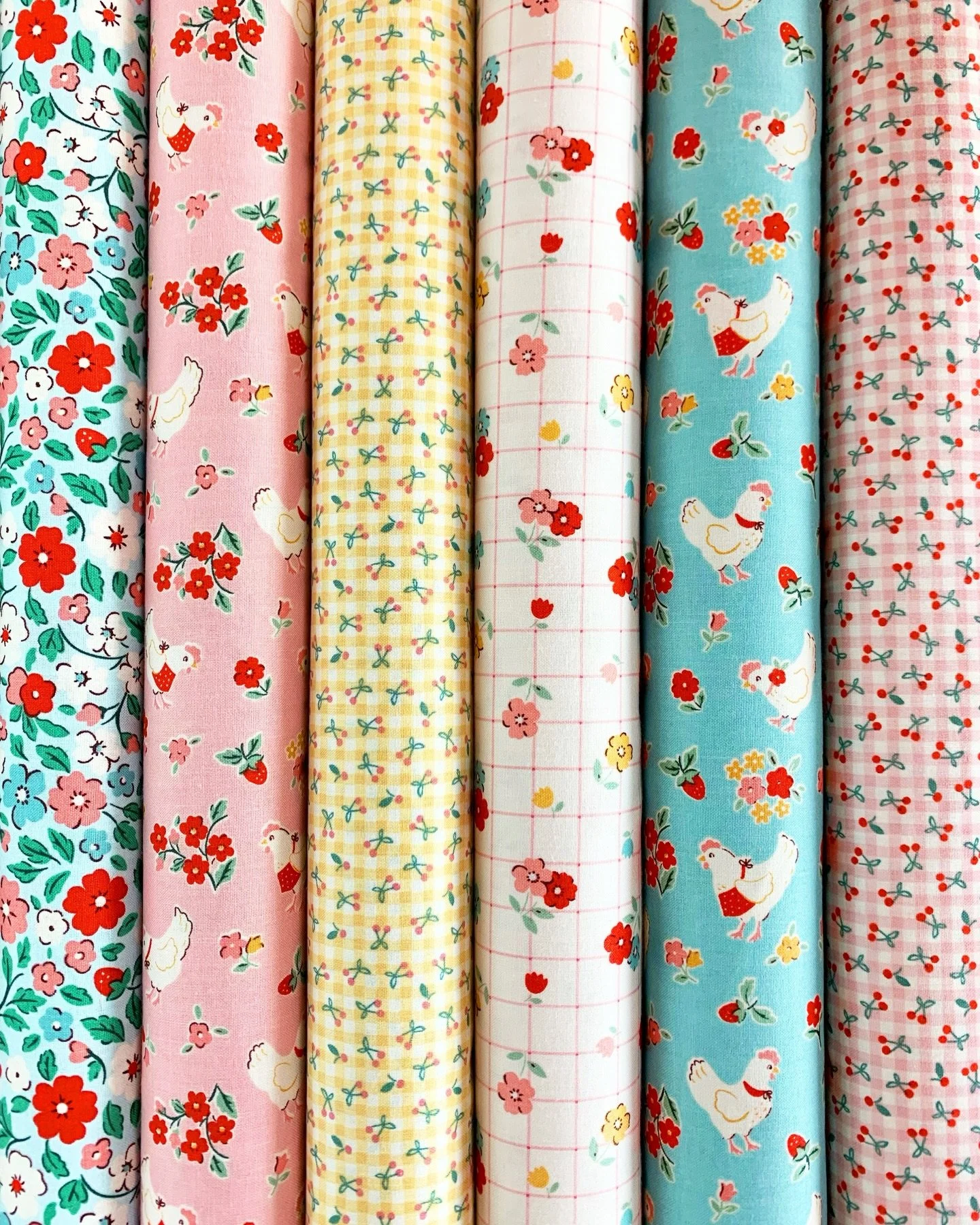 Farmhouse Fancy by Elea Lutz for Riley Blake Designs has landed and we&rsquo;re loving its vintage sweetness! From country florals to charming little prints, this collection is inspired by classic farmhouse living. Pop into the shop to pick up yours!