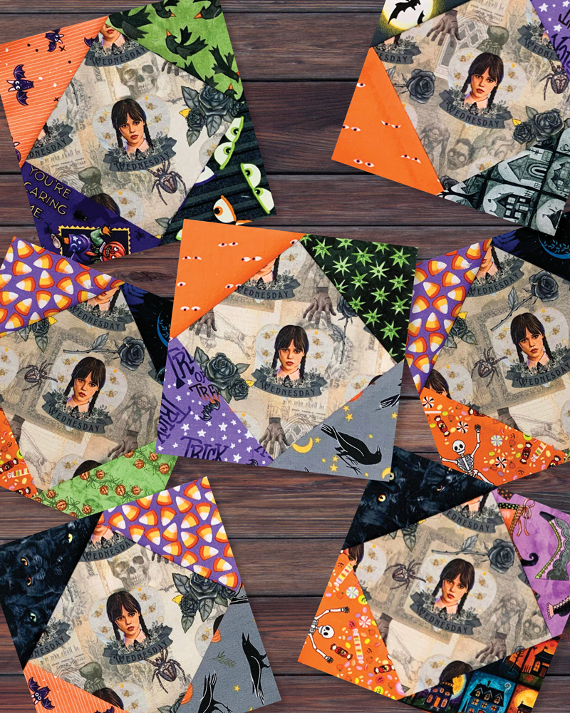 Halloween Square-in-a-Square Block