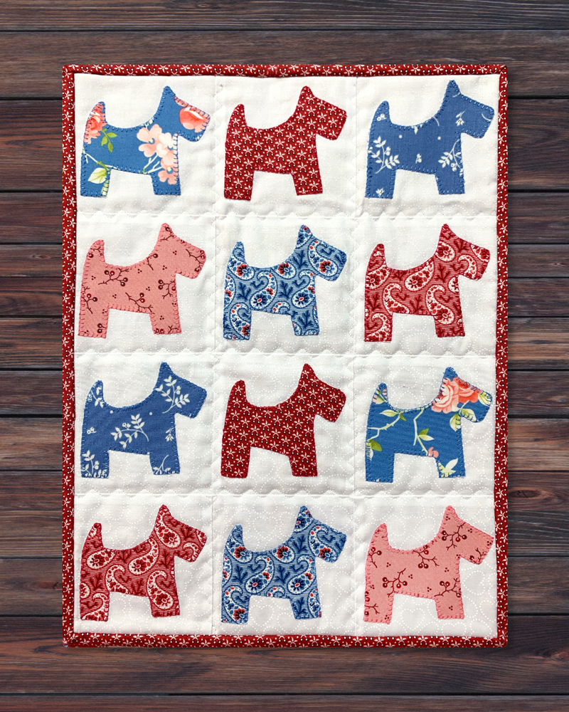 Little Quilt Series 5: Scottie Dogs (1 of 2)