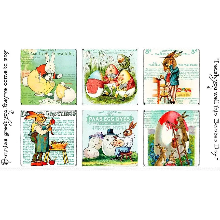 Riley Blake Designs: Egg Hunt Large Patch Panel by J. Wecker Frisch (PD17141-PANEL)