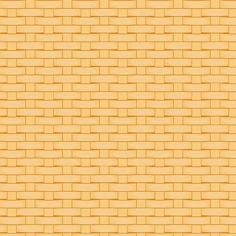 QT Fabrics: Chickens in the Meadow Basketweave Melon by Julie Lynch (31823-O)