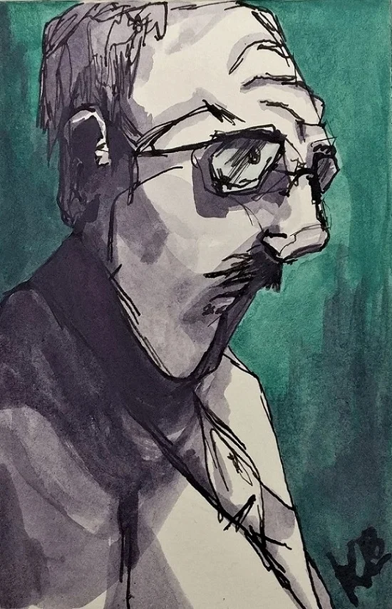 Futures. 2018. Ink on Paper. 3.5x5.5"